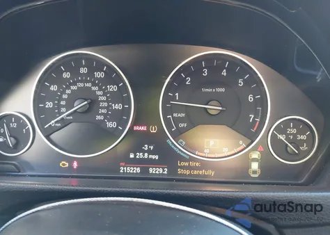 2015 BMW 320I z USA, uszkodzony, nr VIN WBA3B1G54FNT63831